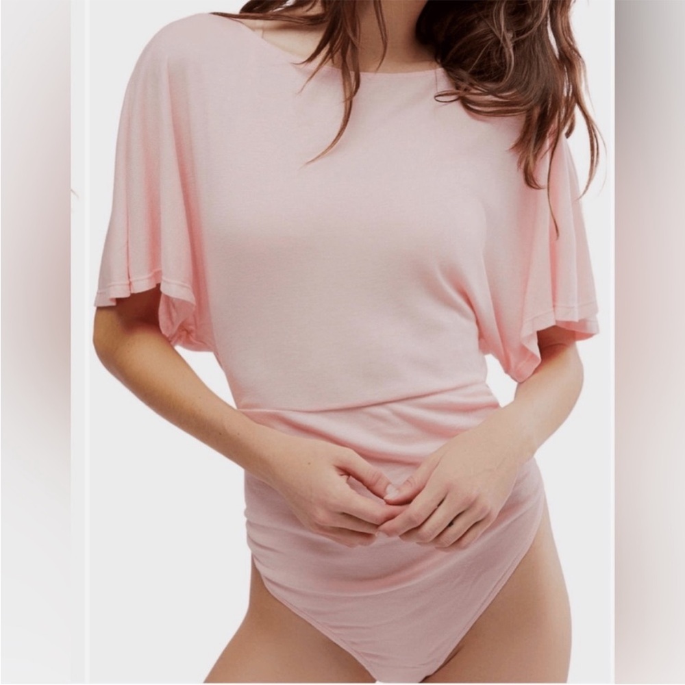 NWT—-Pink Women's Bodysuit